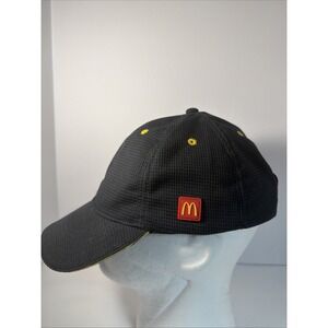 Not for Sale. SOLD McDonalds Crew Hat Employee Work Snap Back Baseball Cap Black